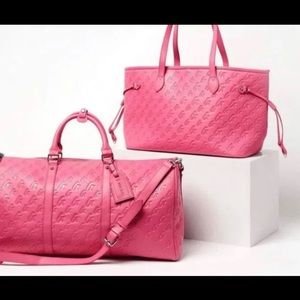 New Glamaholic lifestyle matte pink travel set